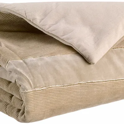 Linge de lit - Edredon Fara côtelé Lin 85 x 200 - MAISON VIVARAISE - SDE VIVARAISE WINKLER