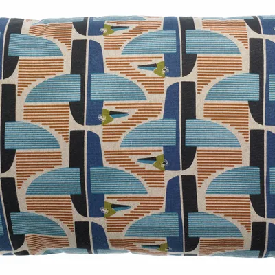 Cushions - Farel Printed Cushion Multico 40 X 65 - MAISON VIVARAISE - SDE VIVARAISE WINKLER