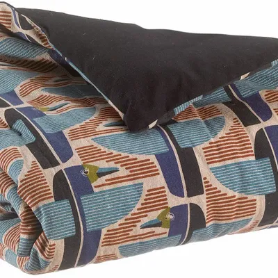 Linge de lit - Edredon imprimé Farel Multico 85 x 200 - MAISON VIVARAISE - SDE VIVARAISE WINKLER