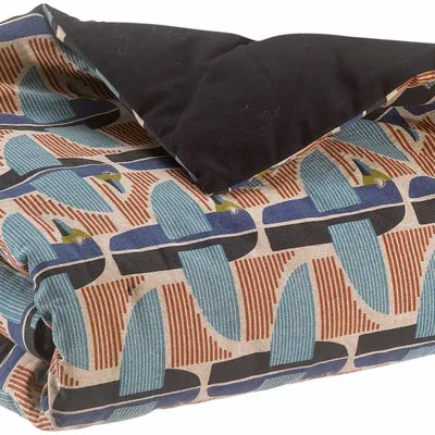 Throw blankets - Farel Printed Throw Blanket Multico 135 X 200 - MAISON VIVARAISE - SDE VIVARAISE WINKLER