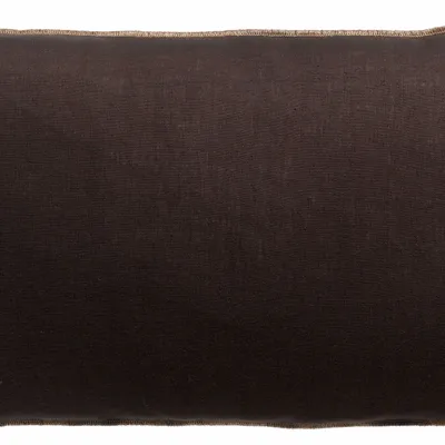 Coussins - Coussin Zeff Céleste Ébène 30 x 50 - MAISON VIVARAISE - SDE VIVARAISE WINKLER