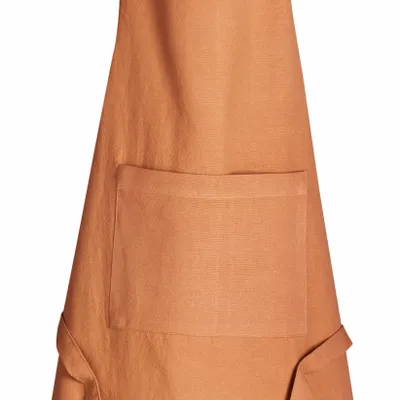 Tabliers de cuisine - Tablier de cuisine recyclé Ada Caramel 72 x 85 - MAISON VIVARAISE - SDE VIVARAISE WINKLER
