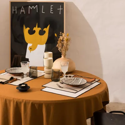 Napkins - Grace Recycled Table Napkin Caramel 40 X 40 - MAISON VIVARAISE - SDE VIVARAISE WINKLER