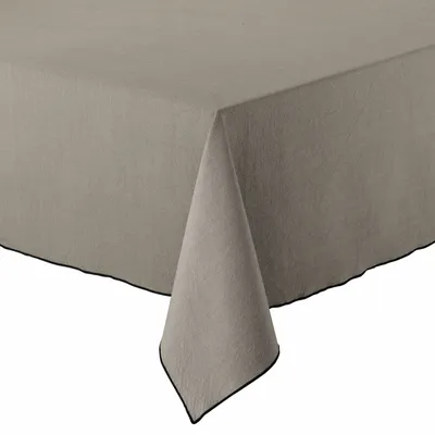 Nappes - Nappe recyclée Grace Ombre 170 x 300 - MAISON VIVARAISE - SDE VIVARAISE WINKLER