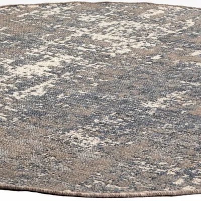 Tapis - Tapis Catania 2 outdoor Gris Diamètre 200 - MAISON VIVARAISE - SDE VIVARAISE WINKLER