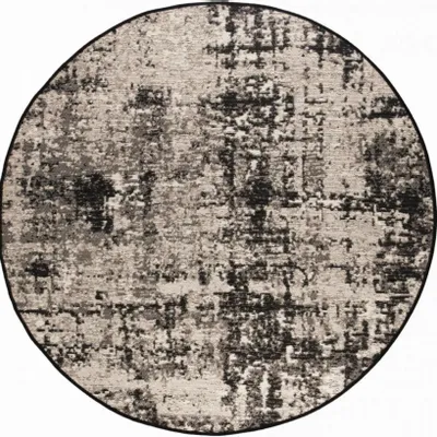 Tapis - Tapis Catania 2 outdoor Noir Diamètre 200 - MAISON VIVARAISE - SDE VIVARAISE WINKLER