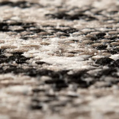 Tapis - Tapis Catania 2 outdoor Noir Diamètre 200 - MAISON VIVARAISE - SDE VIVARAISE WINKLER