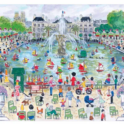 Table cloths - Jardin du Luxembourg placemat set Assortis 30 X 45 - MAISON VIVARAISE - SDE VIVARAISE WINKLER