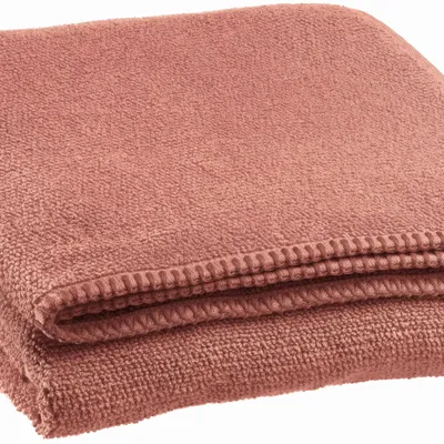 Bath towels - Bora Bath Towel Terracotta 70 X 130 - MAISON VIVARAISE - SDE VIVARAISE WINKLER