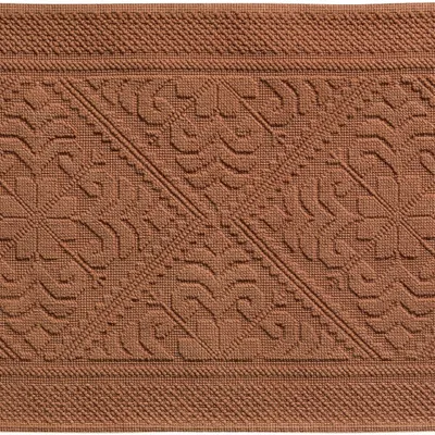 Autres linges de bain - Tapis de bain Enzo Cuivre 54 x 110 - MAISON VIVARAISE - SDE VIVARAISE WINKLER