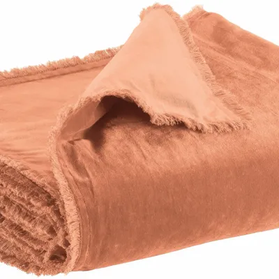 Bed linens - Plain Fara Comforter Dragée 85 X 200 - MAISON VIVARAISE - SDE VIVARAISE WINKLER