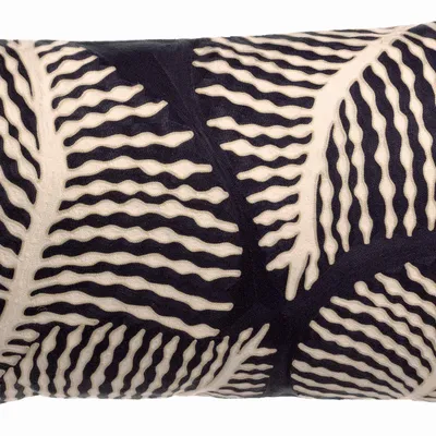 Coussins - Coussin brodé Flora Marine 40 x 65 - MAISON VIVARAISE - SDE VIVARAISE WINKLER