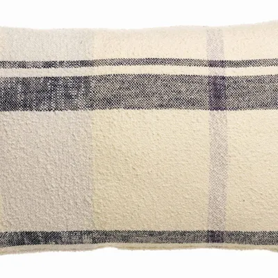 Cushions - Jane Jacquard Cushion Multi Marine 40 X 65 - MAISON VIVARAISE - SDE VIVARAISE WINKLER