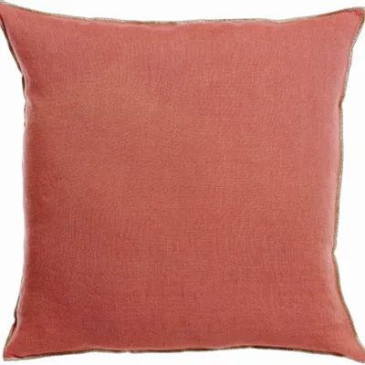 Coussins - Coussin Zeff Céleste Pêche 45 x 45 - MAISON VIVARAISE - SDE VIVARAISE WINKLER