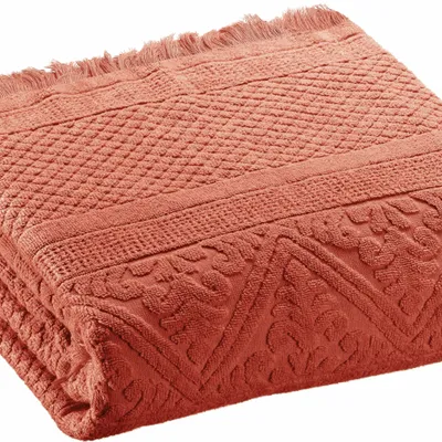 Bath towels - Zoe Bath Towel Sienne 100 X 180 - MAISON VIVARAISE - SDE VIVARAISE WINKLER