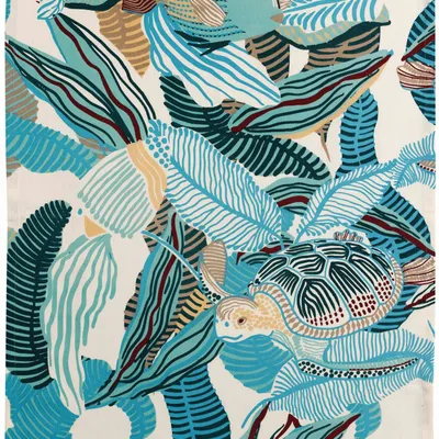 Torchons - Torchon recyclé Dori Bleu 50 x 70 - MAISON VIVARAISE - SDE VIVARAISE WINKLER