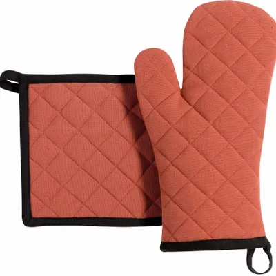 Maniques - Lot Gant de cuisine/Manique recyclé Grace Tomette 18 x 32 - MAISON VIVARAISE - SDE VIVARAISE WINKLER