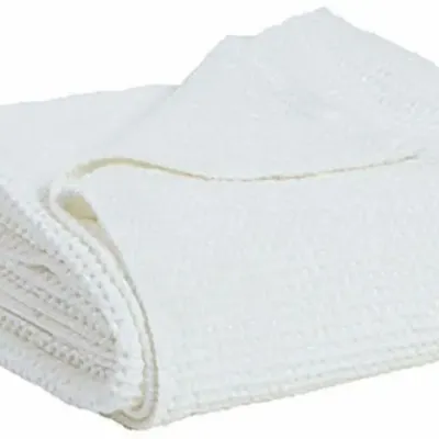 Bed linens - Recycled Throw Maia Craie 180 X 260 - MAISON VIVARAISE - SDE VIVARAISE WINKLER