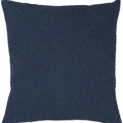 Coussins - Coussin recyclé Maia Navy 45 x 45 - MAISON VIVARAISE - SDE VIVARAISE WINKLER