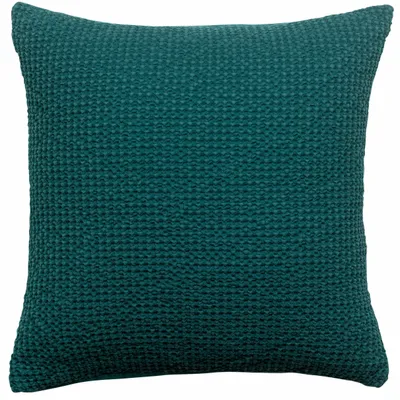 Coussins - Coussin recyclé Maia Pétrole 45 x 45 - MAISON VIVARAISE - SDE VIVARAISE WINKLER