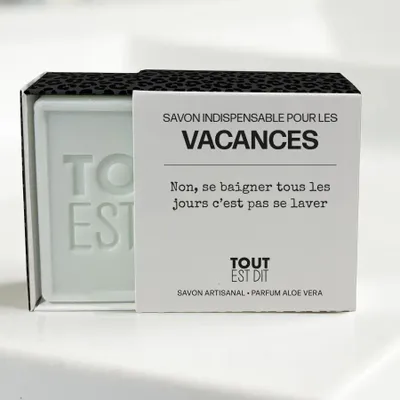 Cadeaux - SAVONS à MESSAGE - TOUT EST DIT