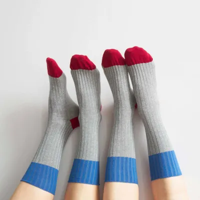 Chaussettes - Chaussettes Yvette Cendre 36/38 - LA CERISE SUR LE GATEAU