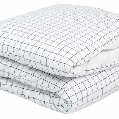 Bed linens - Oscar duvet cover Milk 220 X 240 - LA CERISE SUR LE GATEAU