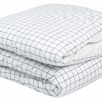 Bed linens - Oscar duvet cover Milk 240 X 260 - LA CERISE SUR LE GATEAU