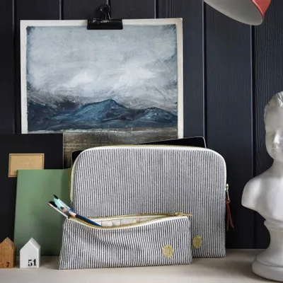 Clutches - Finette iPad Case Finette Caviar 19 X 26 X 3 - LA CERISE SUR LE GATEAU