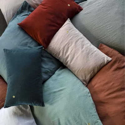 Cushions - Mona Cushion Cover Céladon 80 X 80 - LA CERISE SUR LE GATEAU