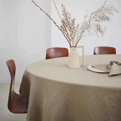 Table cloths - Marcel Tablecloth Ginger 160 X 250 - LA CERISE SUR LE GATEAU