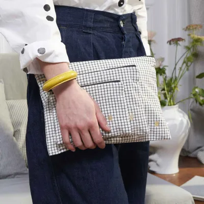 Clutches - Pouch Gustave Gustave Caviar S - LA CERISE SUR LE GATEAU