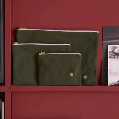Clutches - Iona Pouch Kale 11 X 14 X 1 - LA CERISE SUR LE GATEAU