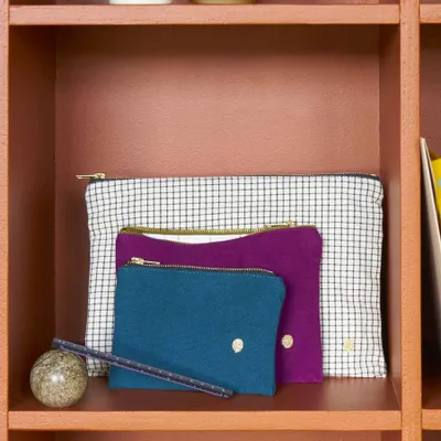 Clutches - Iona Pouch Orage 11 X 14 X 1 - LA CERISE SUR LE GATEAU