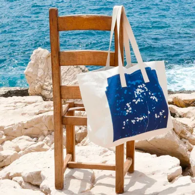 Sacs et cabas - Sac cabas Gypso Bleu 38 x 46 x 18 - LA CERISE SUR LE GATEAU
