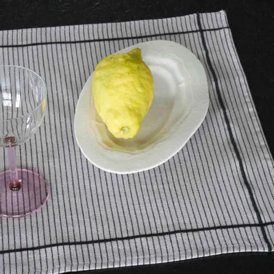 Table cloths - Set of 2 Léonie placemats Poivre rose 40 X 50 - LA CERISE SUR LE GATEAU