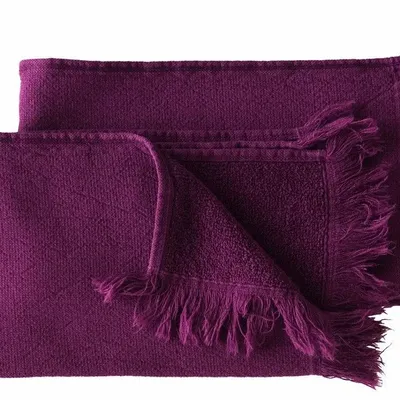 Bath towels - Set of 2 Luna Guest Towels Purple rain 50 X 30 - LA CERISE SUR LE GATEAU