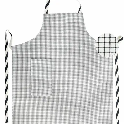 Aprons - Gustave Kitchen Apron Gustave Caviar 90 X 75 - LA CERISE SUR LE GATEAU