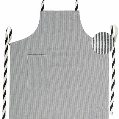 Tabliers de cuisine - Tablier de cuisine Finette Caviar 90 x 75 - LA CERISE SUR LE GATEAU