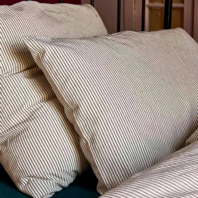 Bed linens - Léonie Pillowcase Caviar 70 X 50 - LA CERISE SUR LE GATEAU