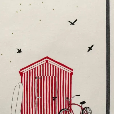 Dish towels - Marinette Tea Towel Écru 70 X 50 - LA CERISE SUR LE GATEAU