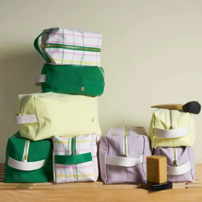 Pochettes - Trousse cube Iona Poivre rose S 15,5 x 10 x 10 - LA CERISE SUR LE GATEAU