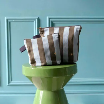 Clutches - Toiletry Bag Rita Matcha S 18 X 22 X 8 - LA CERISE SUR LE GATEAU