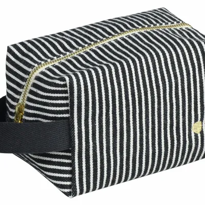 Pochettes - Trousse cube Basile Caviar S 10 x 16 x 10 - LA CERISE SUR LE GATEAU