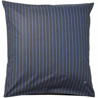 Linge de lit - Taie d'oreiller Line Blue 65 x 65 - LA CERISE SUR LE GATEAU