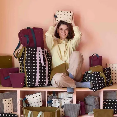 Clutches - Toiletry Bag Mio Écru S 18 X 22 X 8 - LA CERISE SUR LE GATEAU