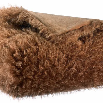 Throw blankets - Betani Throw Blanket Acajou 130 X 160 - MAISON VIVARAISE - SDE VIVARAISE WINKLER