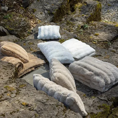 Throw blankets - Maxi throw Astrid Neige 180 X 220 - MAISON VIVARAISE - SDE VIVARAISE WINKLER