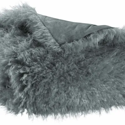 Throw blankets - Betani Throw Blanket Ardoise 130 X 160 - MAISON VIVARAISE - SDE VIVARAISE WINKLER