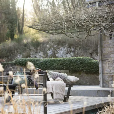 Cushions - Ewan Embroidered Cushion Lin 40 X 65 - MAISON VIVARAISE - SDE VIVARAISE WINKLER